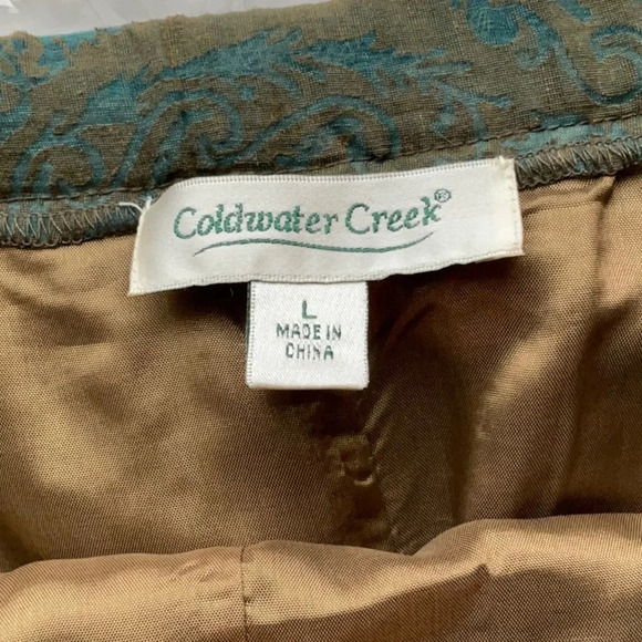 🩱Pretty Coldwater Creek Beautiful ALine Skirt Lace Overlay w/a little Shimmer🩱 - Picture 8 of 12